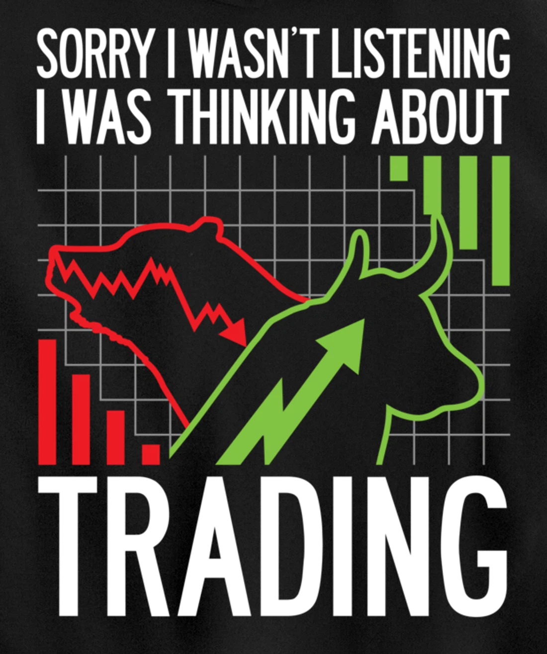 Stock Market Trading Monday Trader Options Crypto Bullish Pullover Hoodie