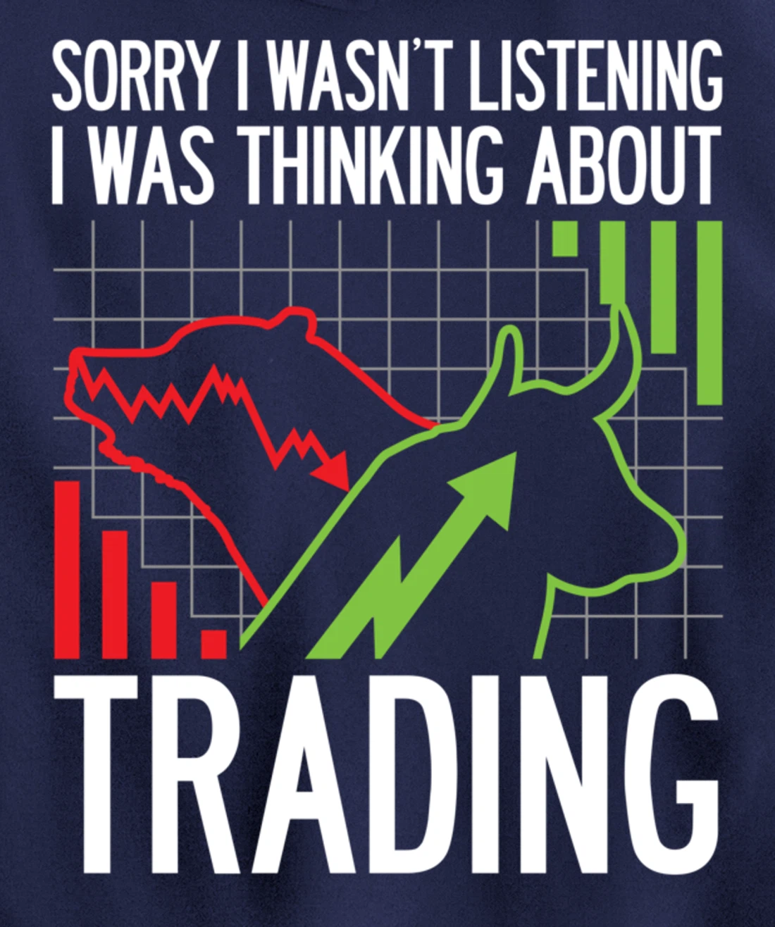 Stock Market Trading Monday Trader Options Crypto Bullish Pullover Hoodie