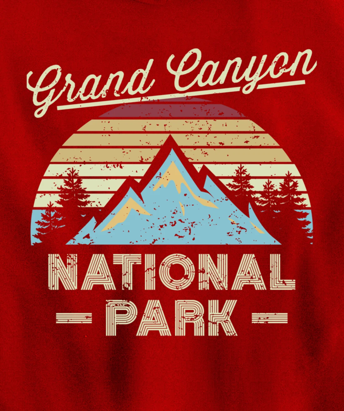GRAND CANYON NATIONAL PARK Retro Sunset Love Hiking Camping Pullover Hoodie
