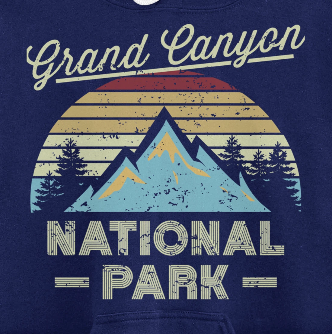 GRAND CANYON NATIONAL PARK Retro Sunset Love Hiking Camping Pullover Hoodie