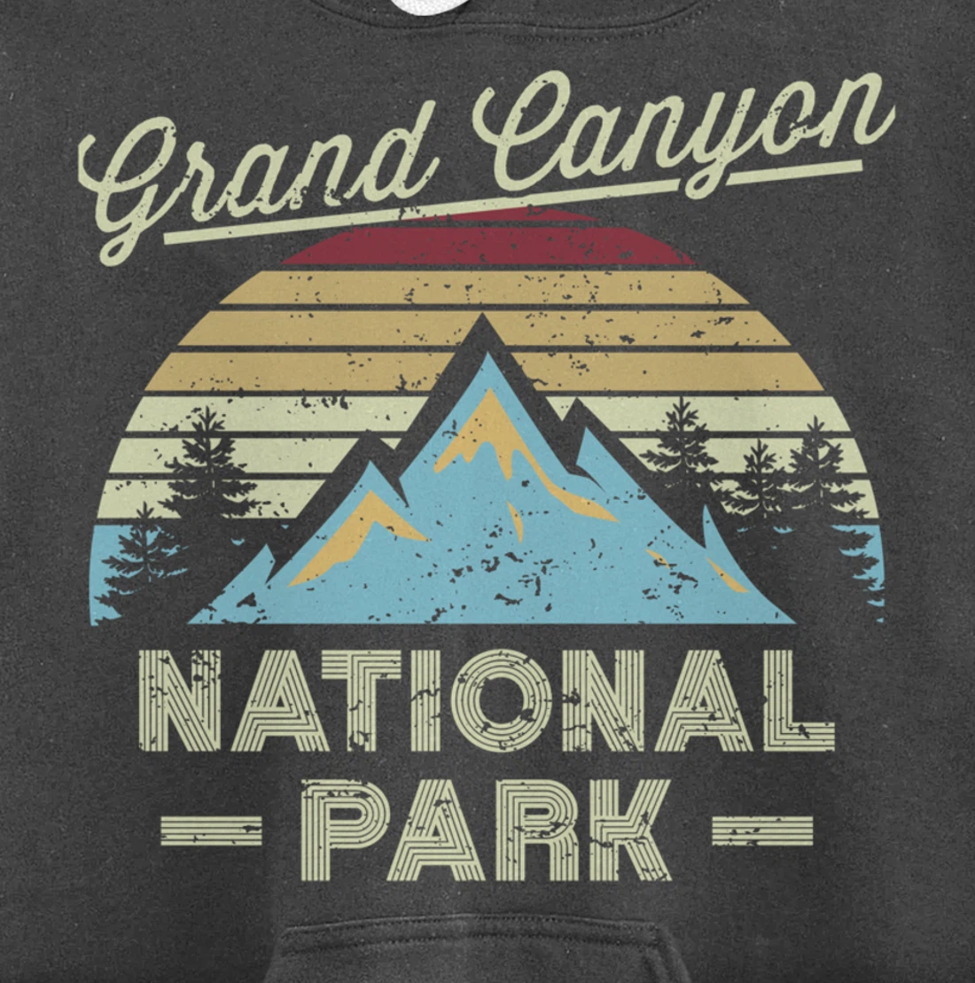 GRAND CANYON NATIONAL PARK Retro Sunset Love Hiking Camping Pullover Hoodie