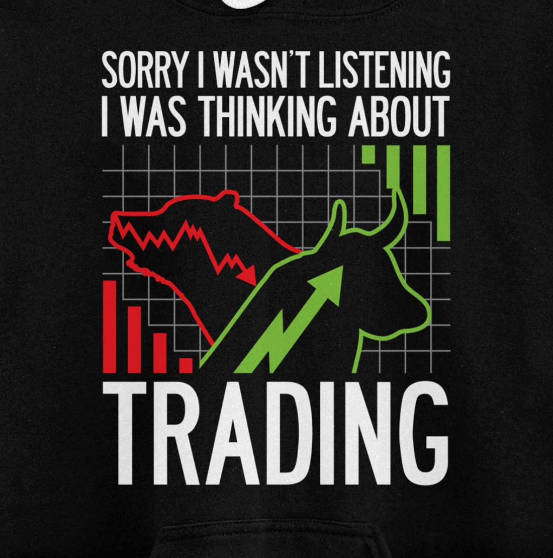 Stock Market Trading Monday Trader Options Crypto Bullish Pullover Hoodie