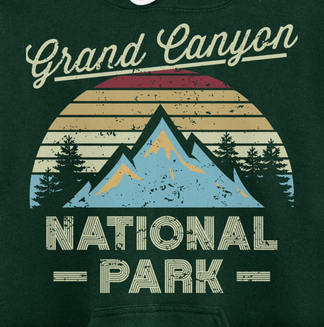 GRAND CANYON NATIONAL PARK Retro Sunset Love Hiking Camping Pullover Hoodie
