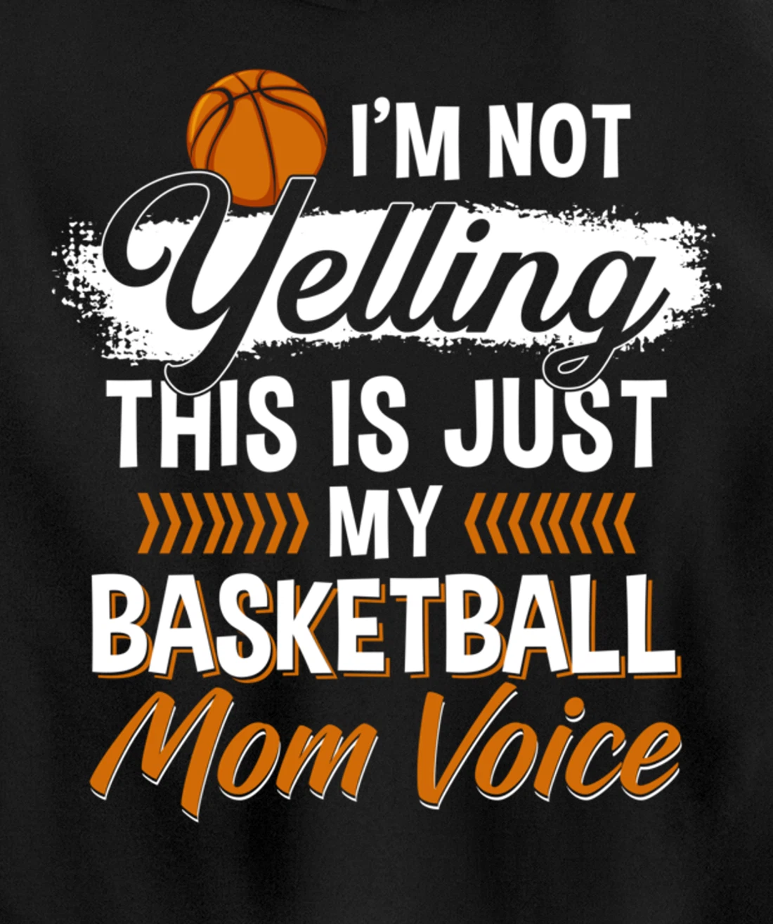 Basketball Mom Basketball Player Basketball Fan Pullover Hoodie