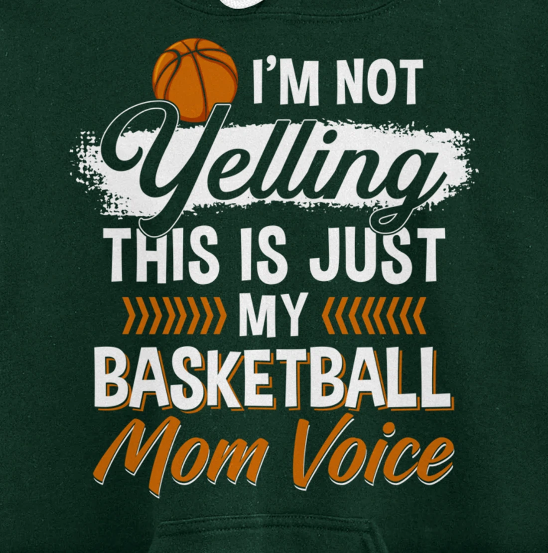 Basketball Mom Basketball Player Basketball Fan Pullover Hoodie