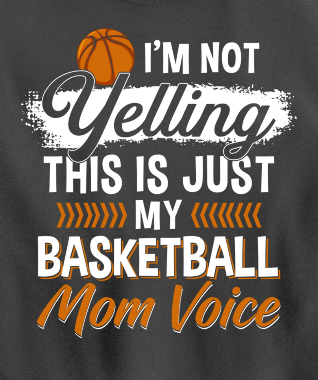 Basketball Mom Basketball Player Basketball Fan Pullover Hoodie