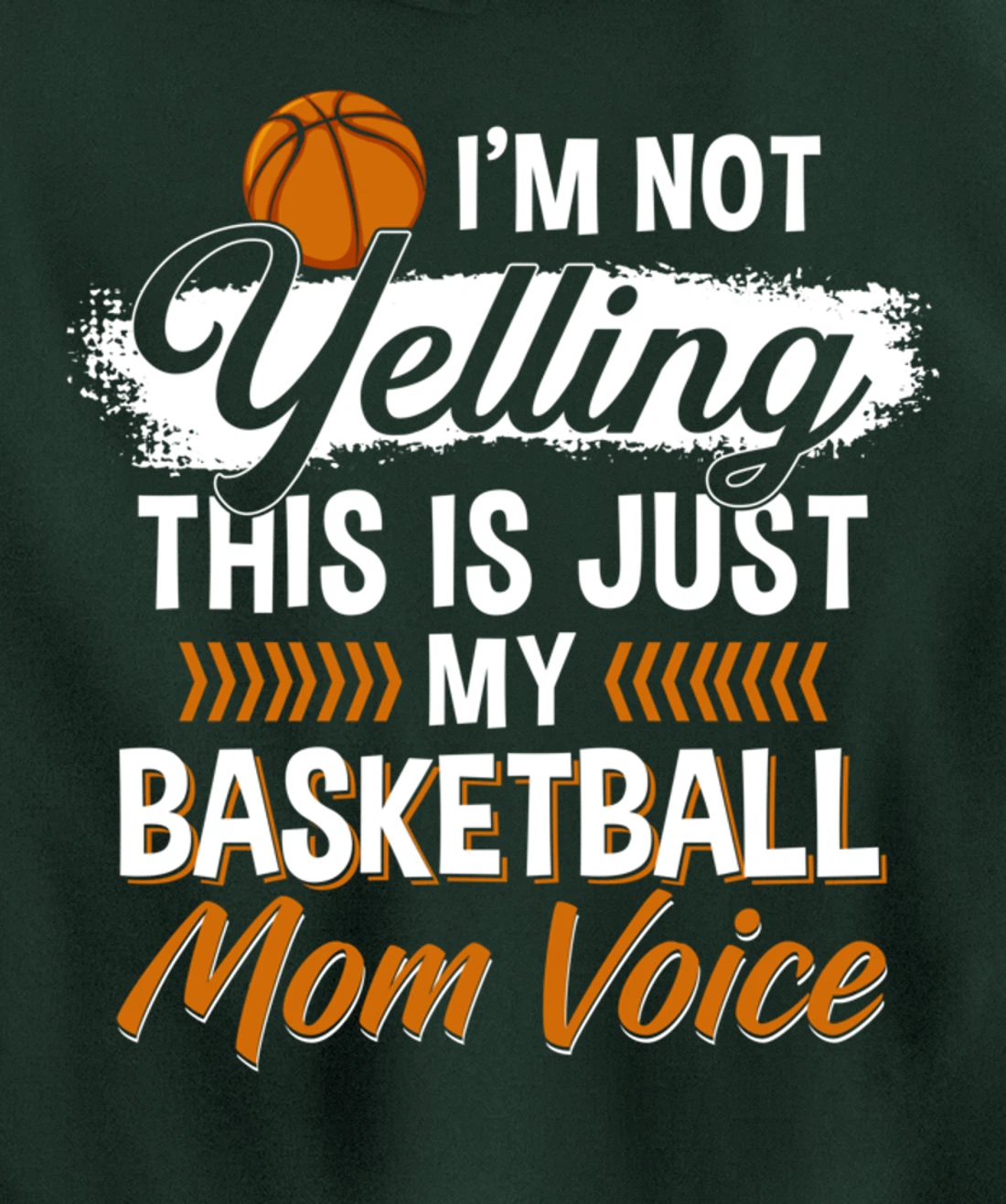 Basketball Mom Basketball Player Basketball Fan Pullover Hoodie