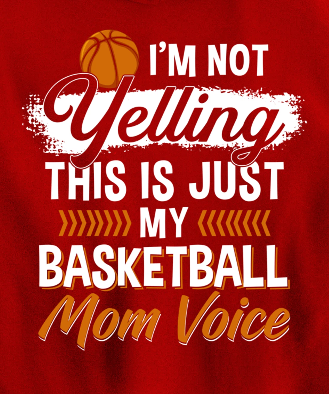 Basketball Mom Basketball Player Basketball Fan Pullover Hoodie