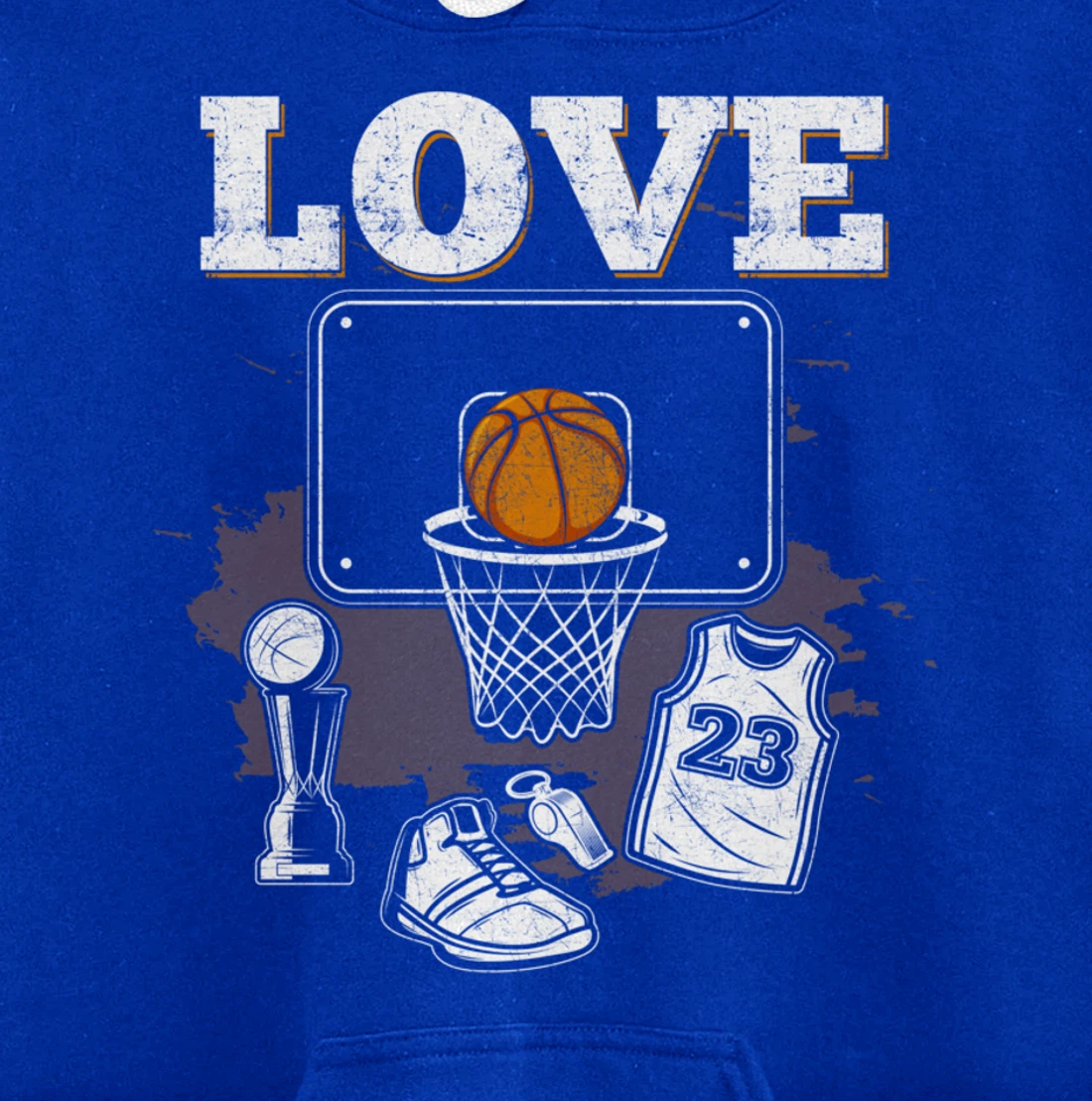 Basketball Player Basketball Fan Pullover Hoodie