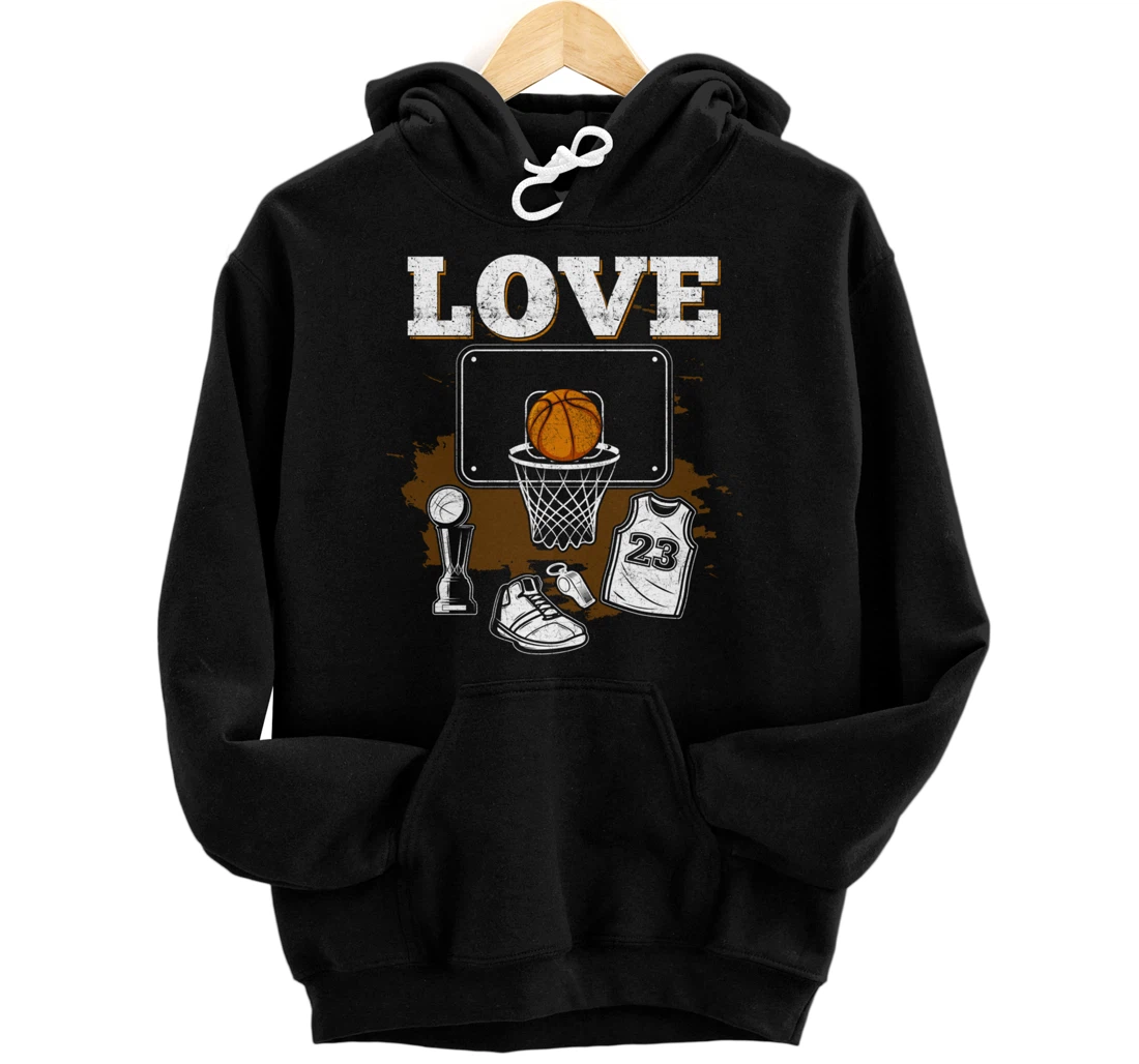 Basketball Player Basketball Fan Pullover Hoodie