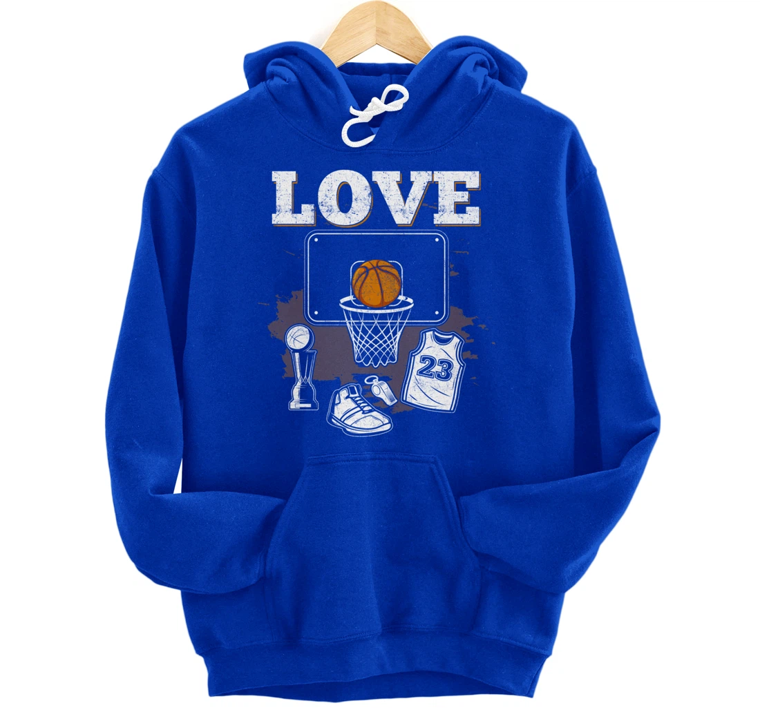 Basketball Player Basketball Fan Pullover Hoodie