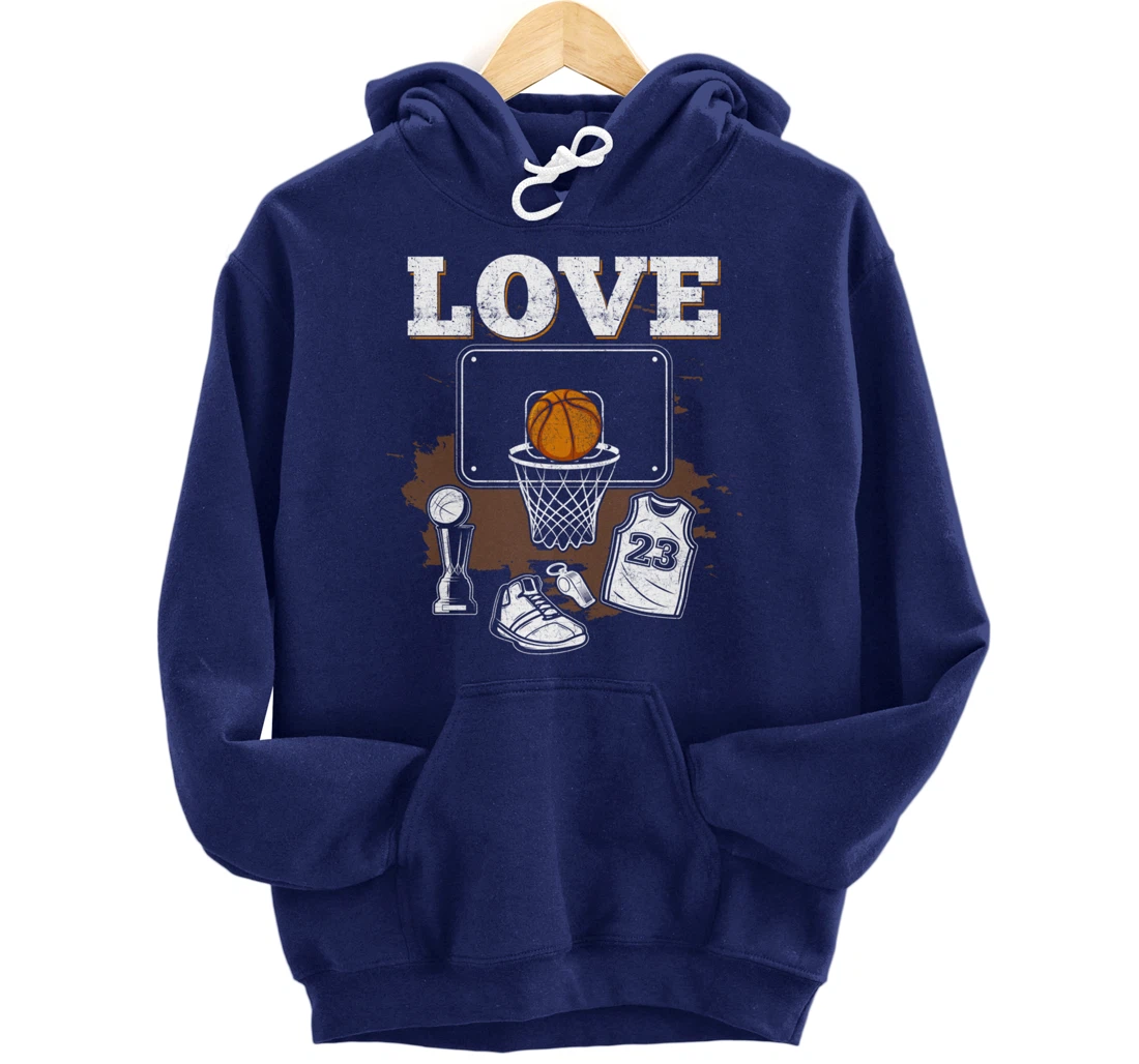 Basketball Player Basketball Fan Pullover Hoodie