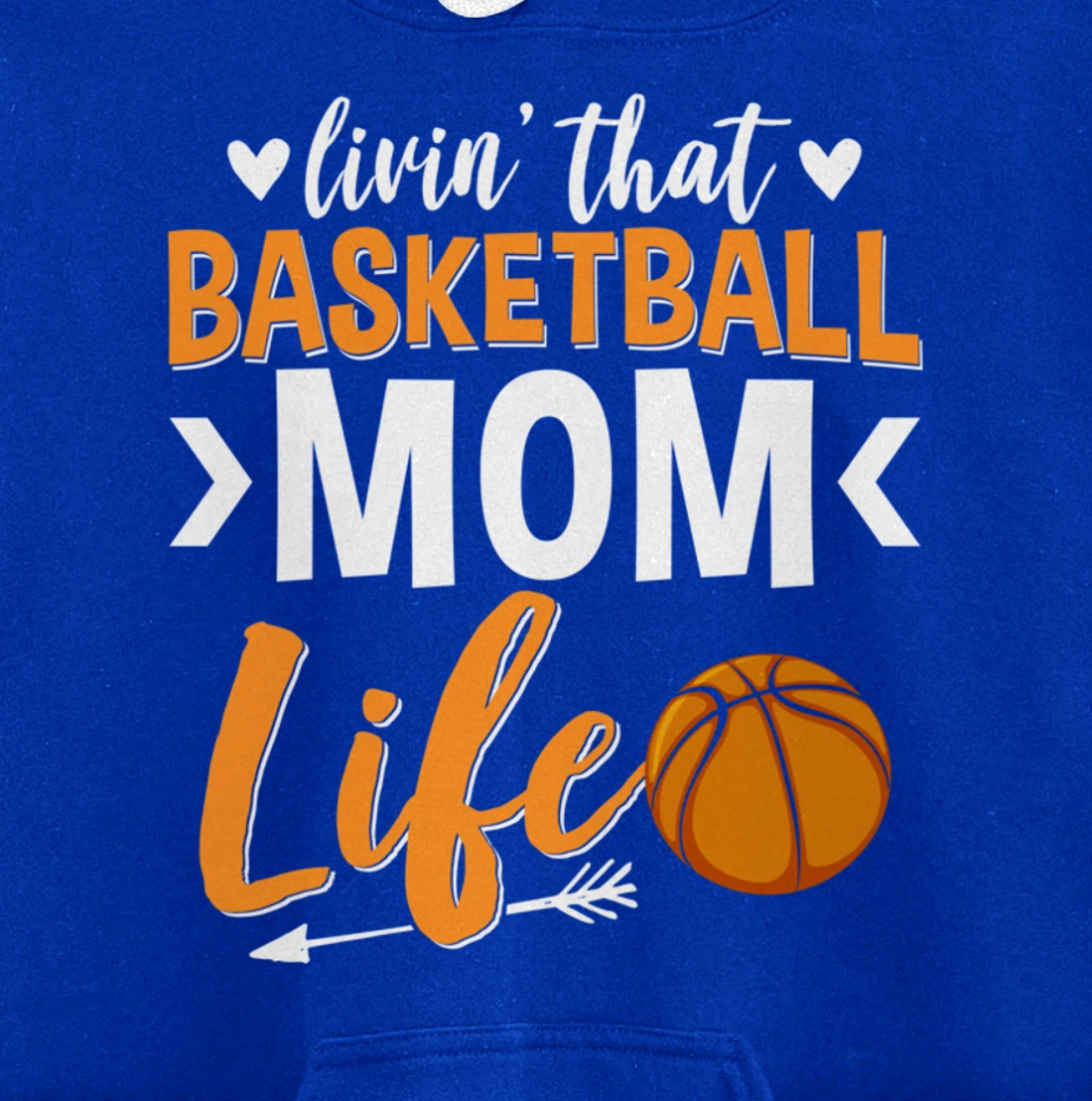 Basketball Mom Basketball Player Basketball Fan Pullover Hoodie
