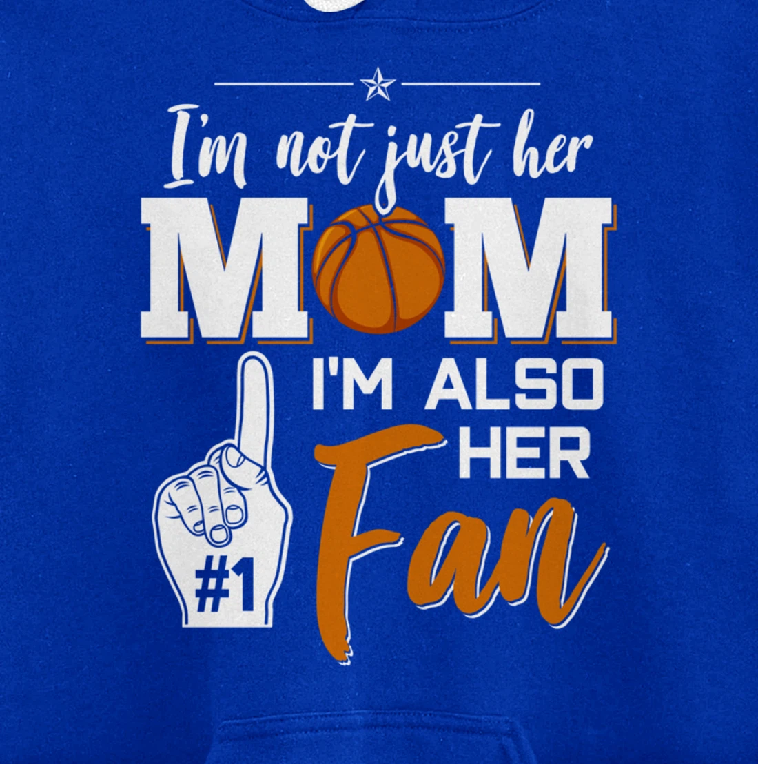 Basketball Mom Basketball Player Basketball Fan Pullover Hoodie