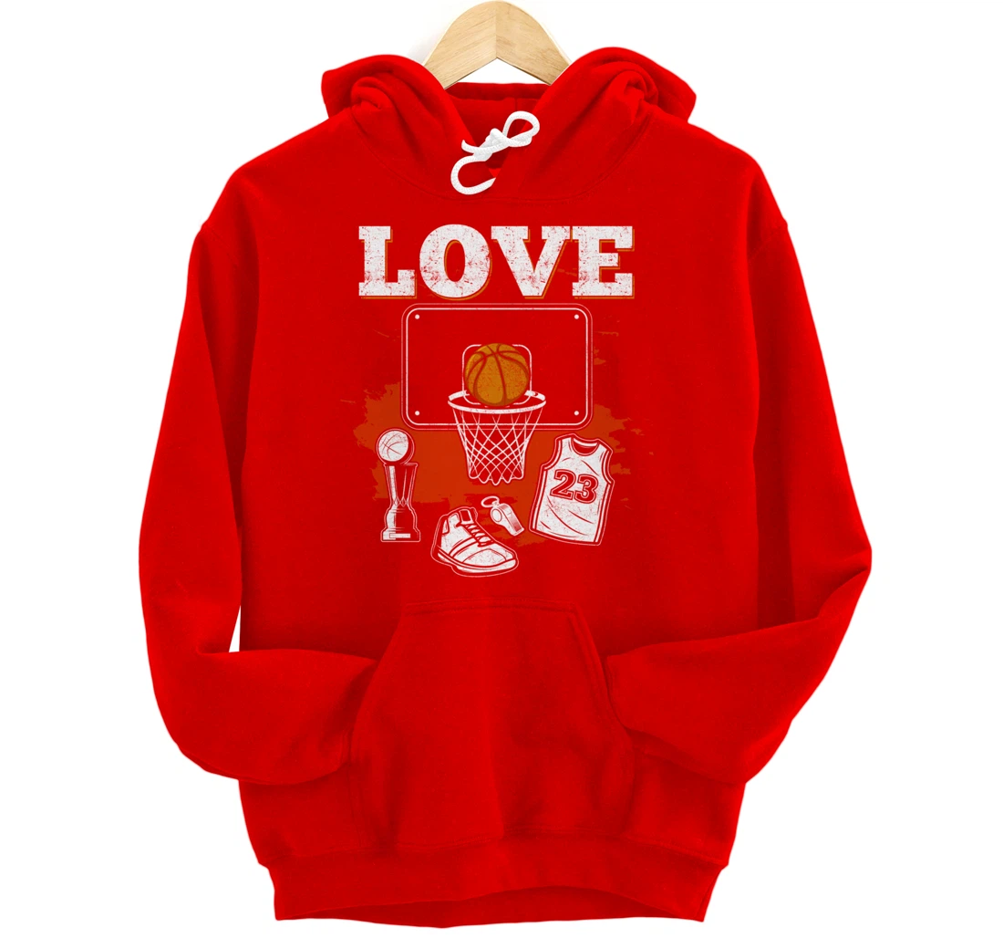 Basketball Player Basketball Fan Pullover Hoodie