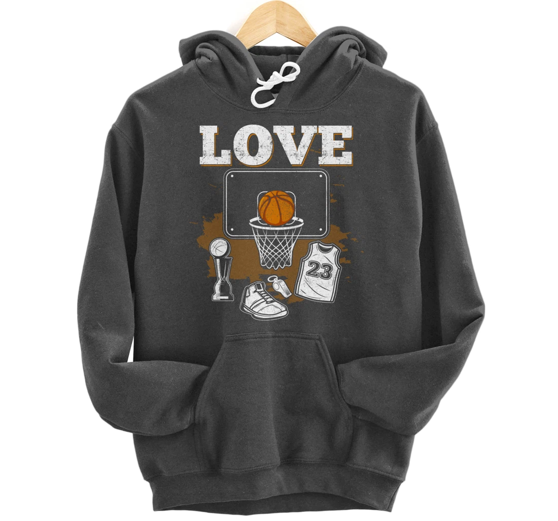 Basketball Player Basketball Fan Pullover Hoodie