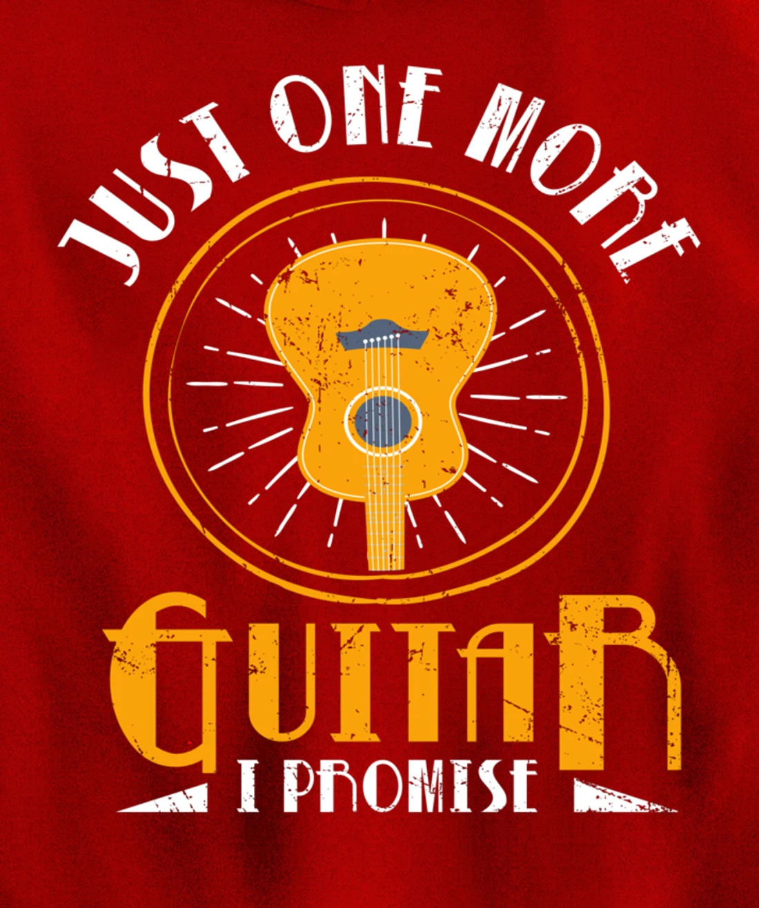 Electric Guitar Band Musician - E-Guitar Rock Guitarist Pullover Hoodie