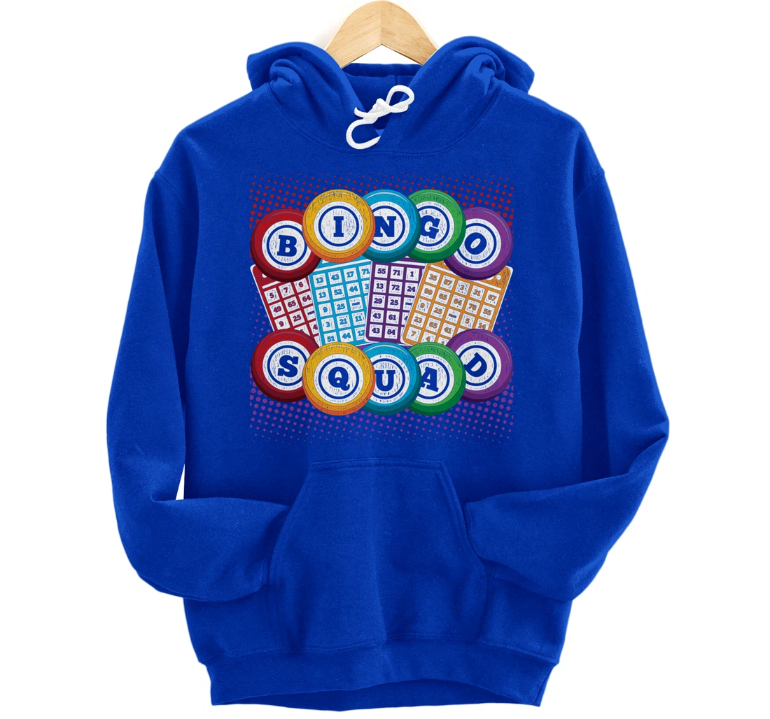 Bingo Squad Lottery Bingo Player Gamble Bingo Winner Bingo Pullover Hoodie