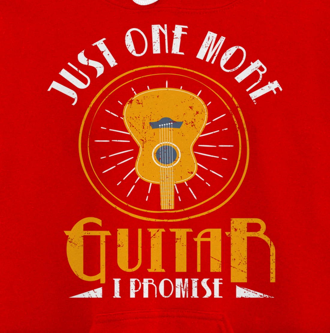 Electric Guitar Band Musician - E-Guitar Rock Guitarist Pullover Hoodie