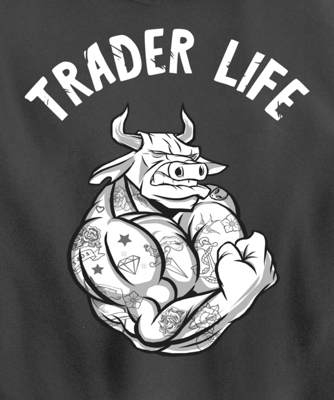 Investing Trader Life Stock Market Trader Day Trading Pullover Hoodie