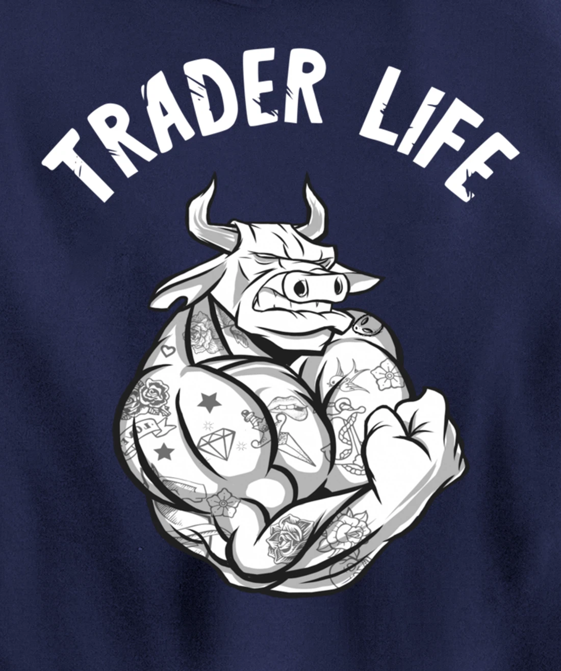 Investing Trader Life Stock Market Trader Day Trading Pullover Hoodie