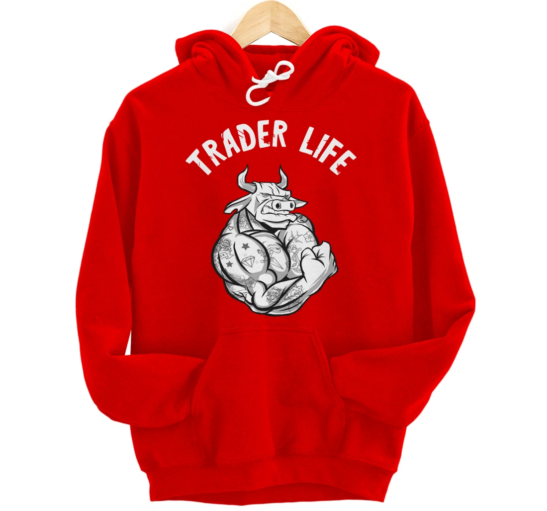 Investing Trader Life Stock Market Trader Day Trading Pullover Hoodie