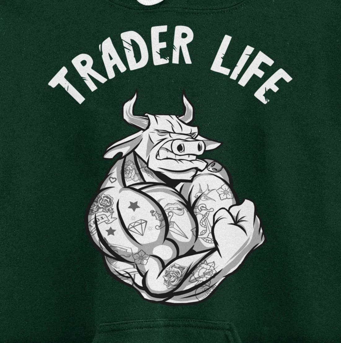 Investing Trader Life Stock Market Trader Day Trading Pullover Hoodie