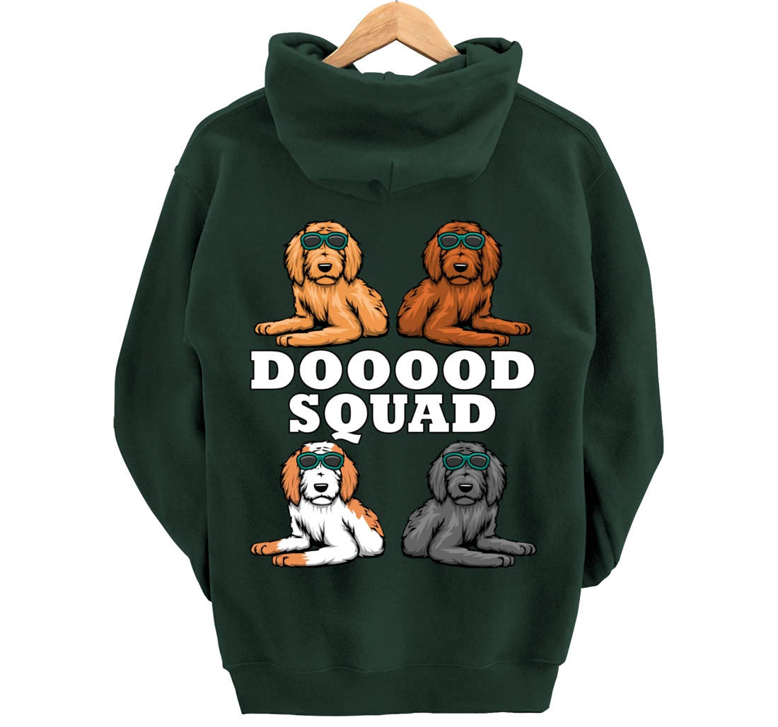 Dooood Squad Ironic Goldendoodle Dog Owner Pullover Hoodie