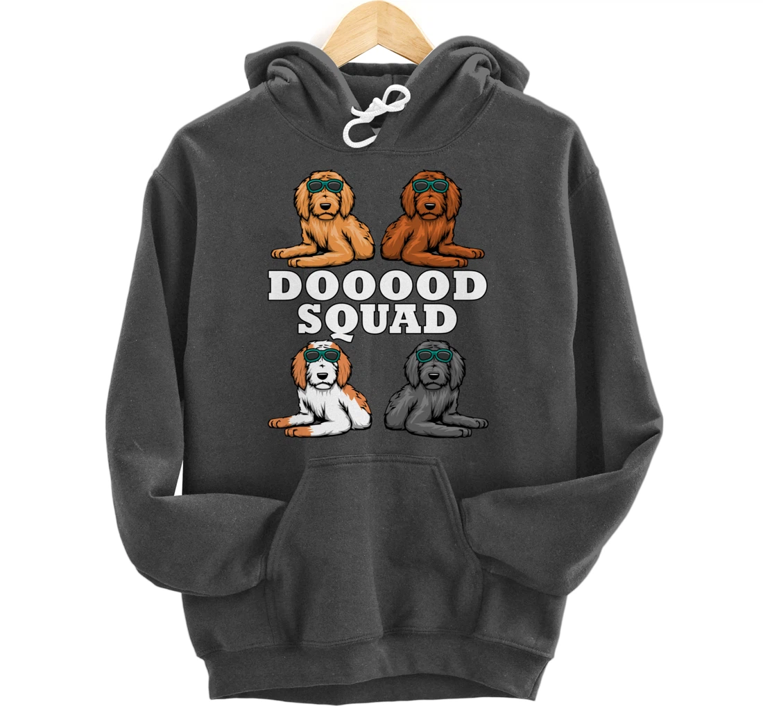 Dooood Squad Ironic Goldendoodle Dog Owner Pullover Hoodie