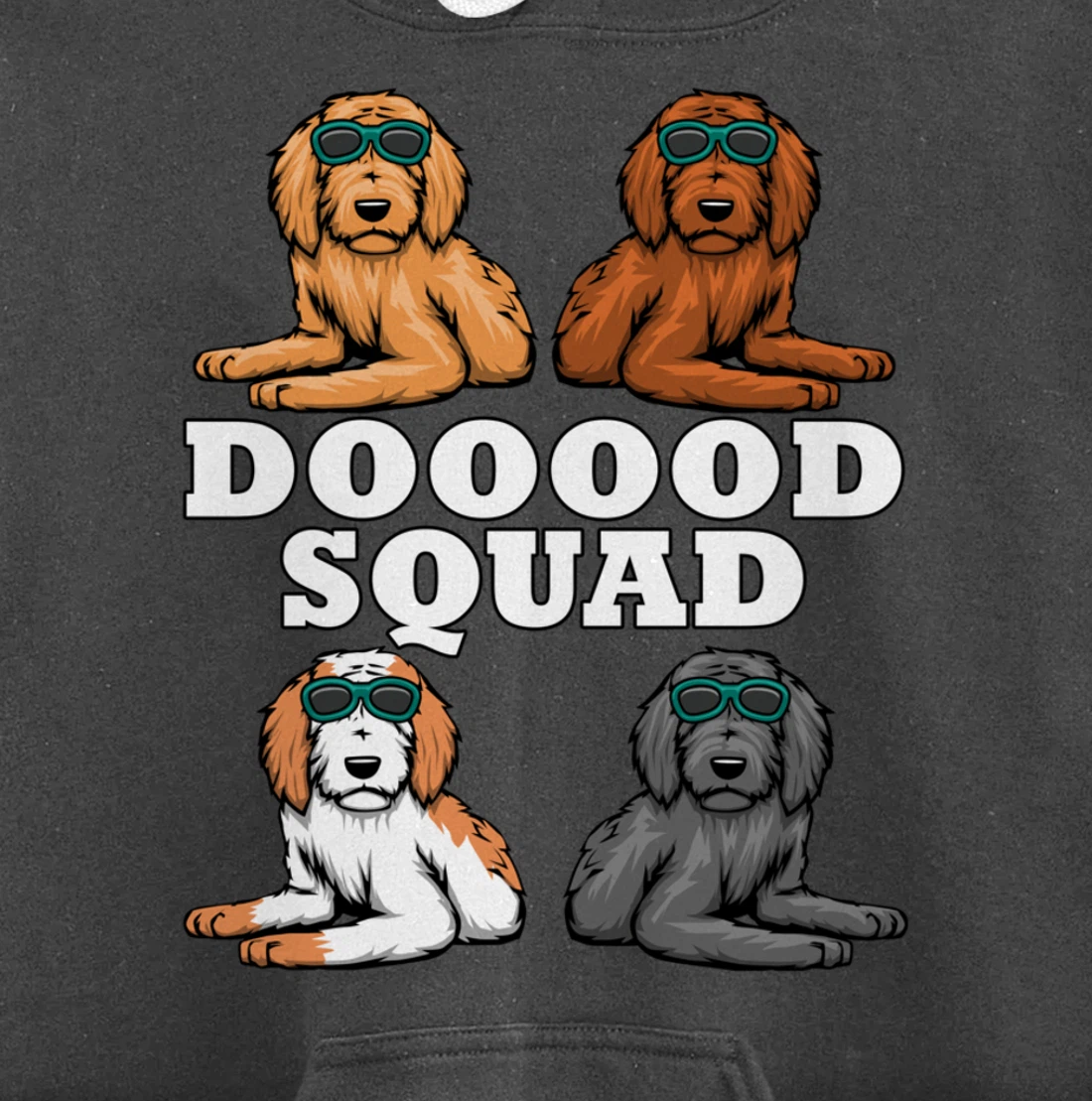 Dooood Squad Ironic Goldendoodle Dog Owner Pullover Hoodie