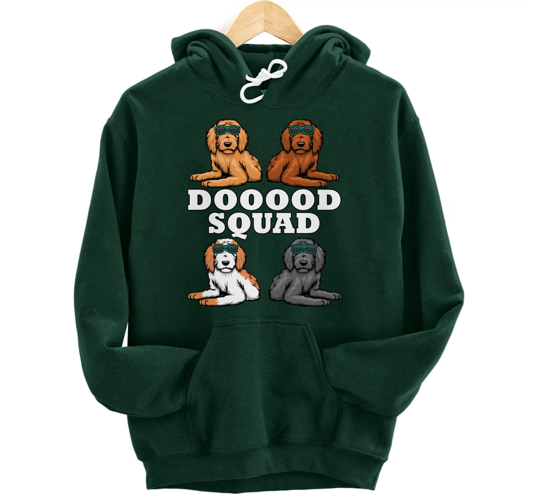 Dooood Squad Ironic Goldendoodle Dog Owner Pullover Hoodie