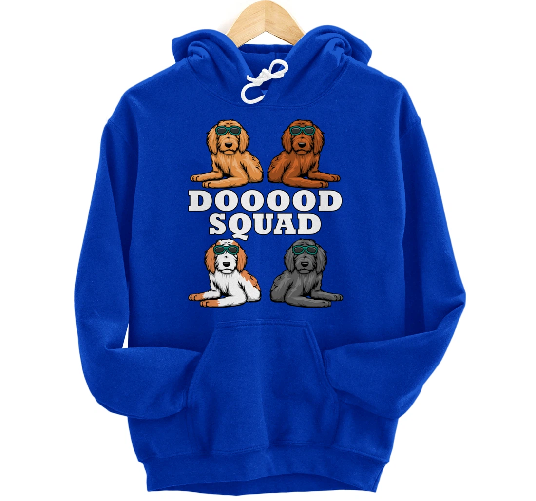 Dooood Squad Ironic Goldendoodle Dog Owner Pullover Hoodie