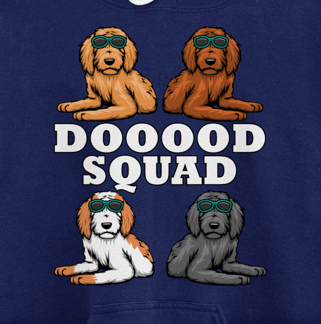 Dooood Squad Ironic Goldendoodle Dog Owner Pullover Hoodie