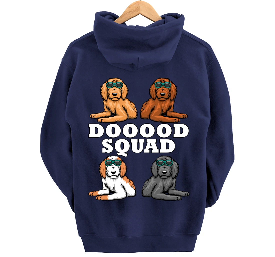 Dooood Squad Ironic Goldendoodle Dog Owner Pullover Hoodie