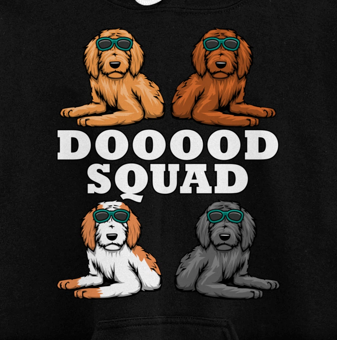 Dooood Squad Ironic Goldendoodle Dog Owner Pullover Hoodie