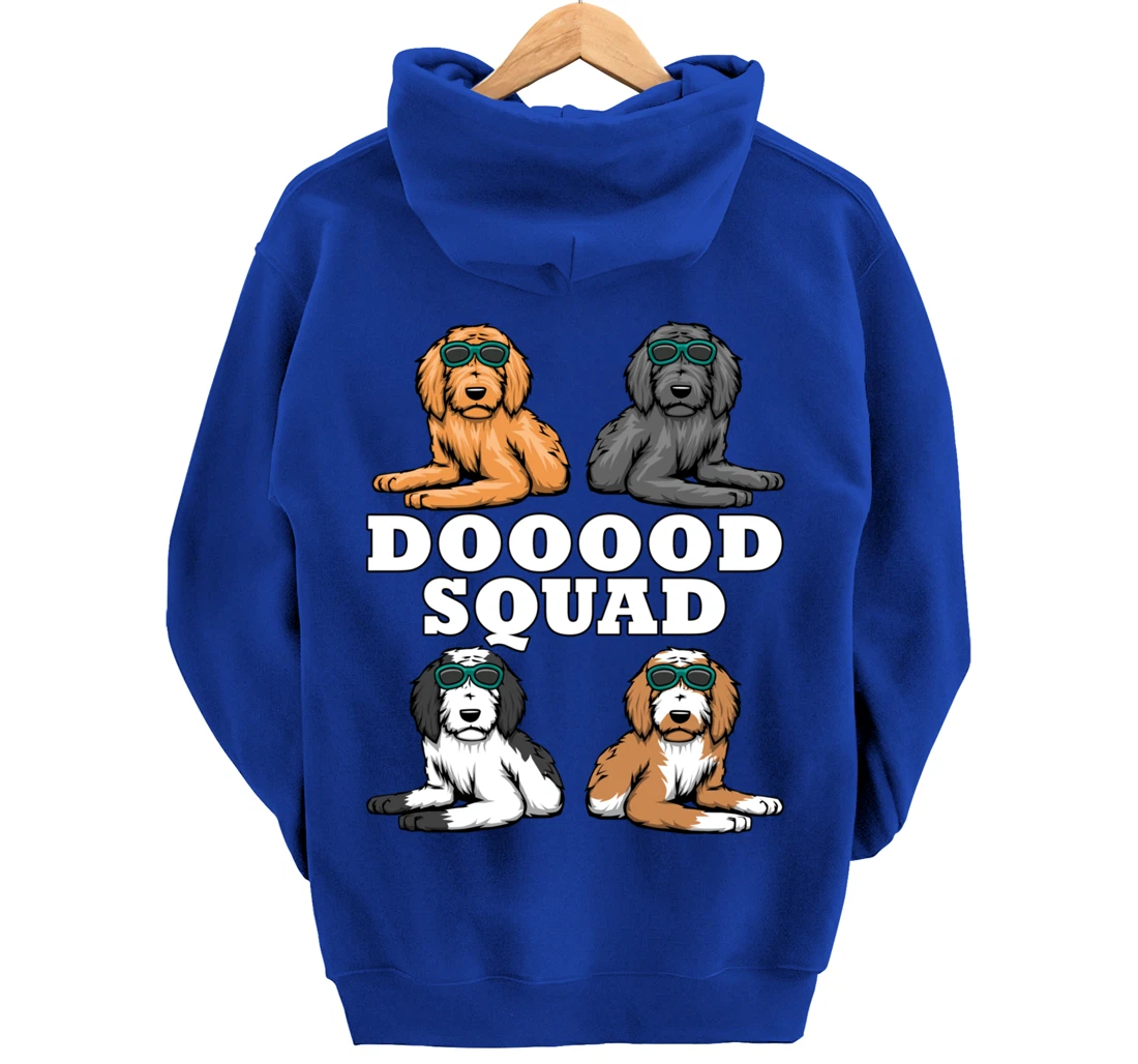 Ironic Dog Owner Dooood Squad Goldendoodle Pullover Hoodie