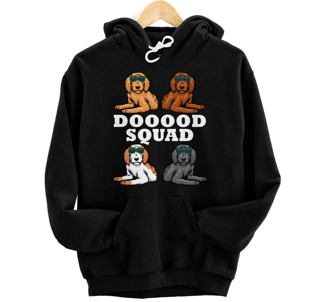 Dooood Squad Ironic Goldendoodle Dog Owner Pullover Hoodie