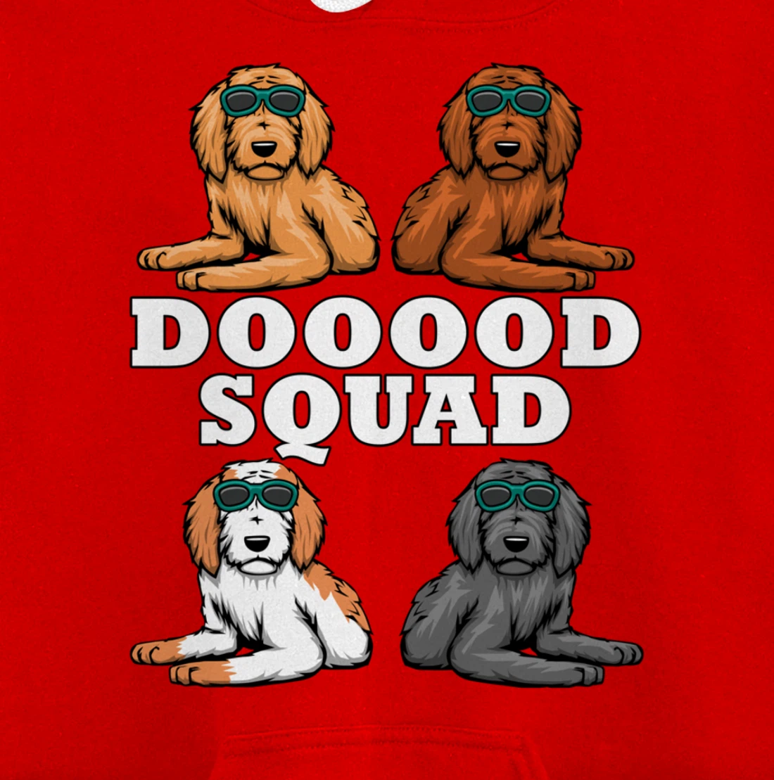 Dooood Squad Ironic Goldendoodle Dog Owner Pullover Hoodie