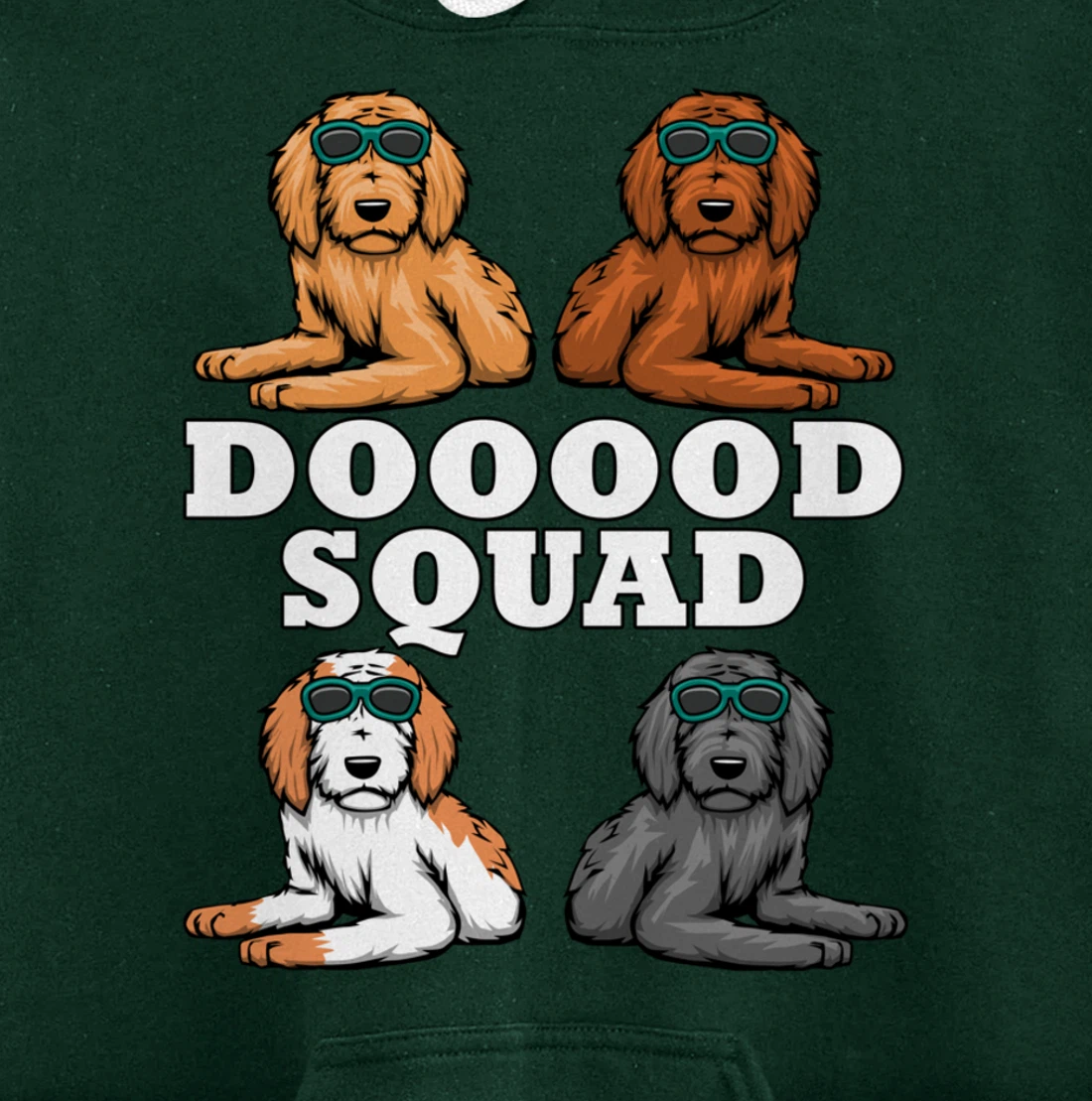 Dooood Squad Ironic Goldendoodle Dog Owner Pullover Hoodie