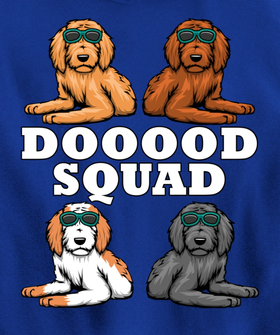 Dooood Squad Ironic Goldendoodle Dog Owner Pullover Hoodie
