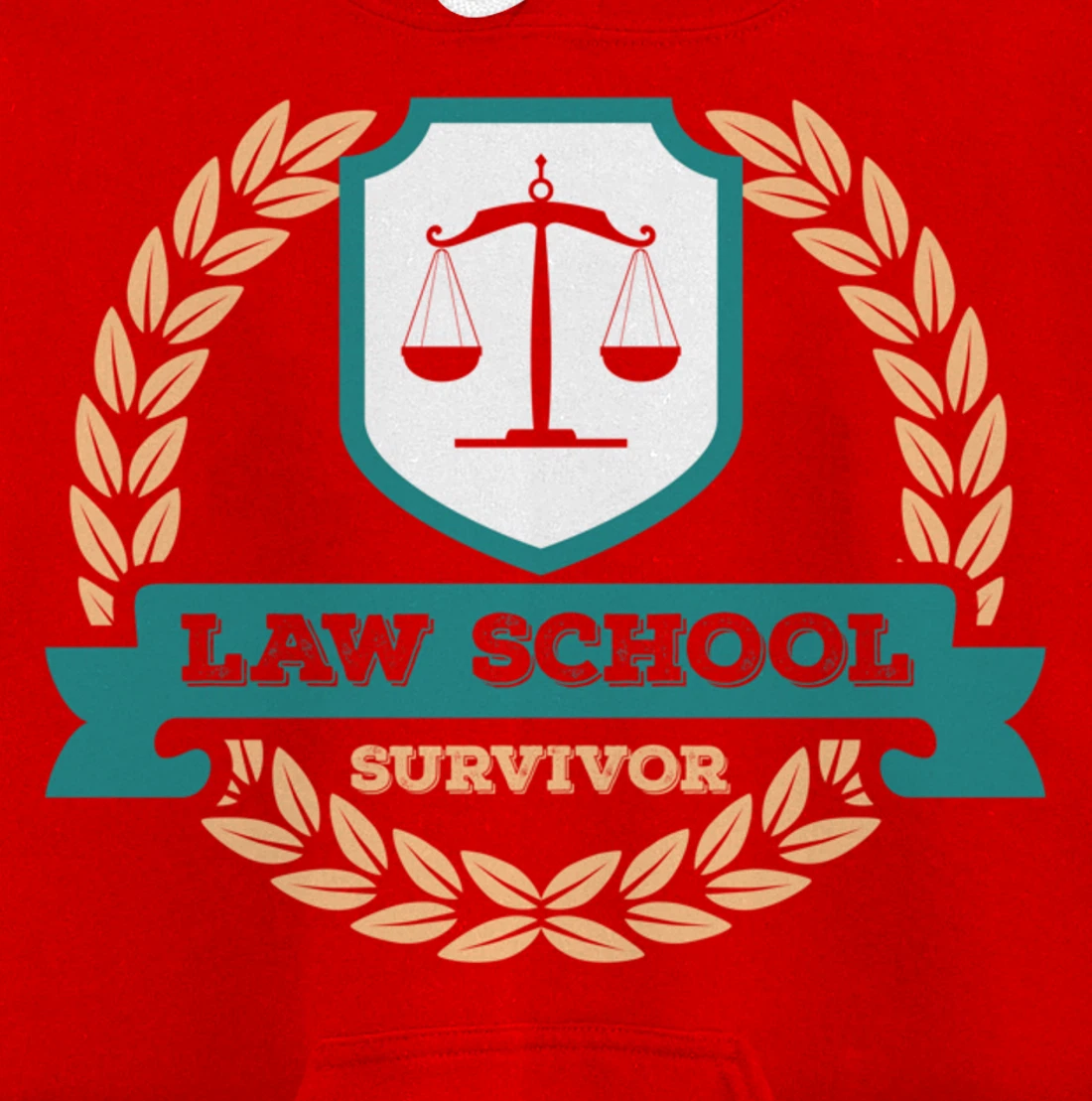Law School Survivor Law School Graduate Attorney Design Pullover Hoodie