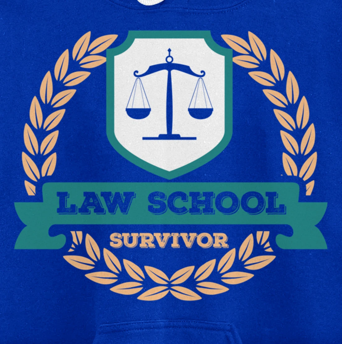 Law School Survivor Law School Graduate Attorney Design Pullover Hoodie