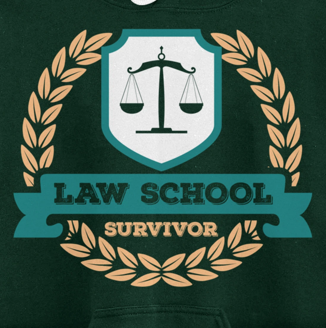 Law School Survivor Law School Graduate Attorney Design Pullover Hoodie
