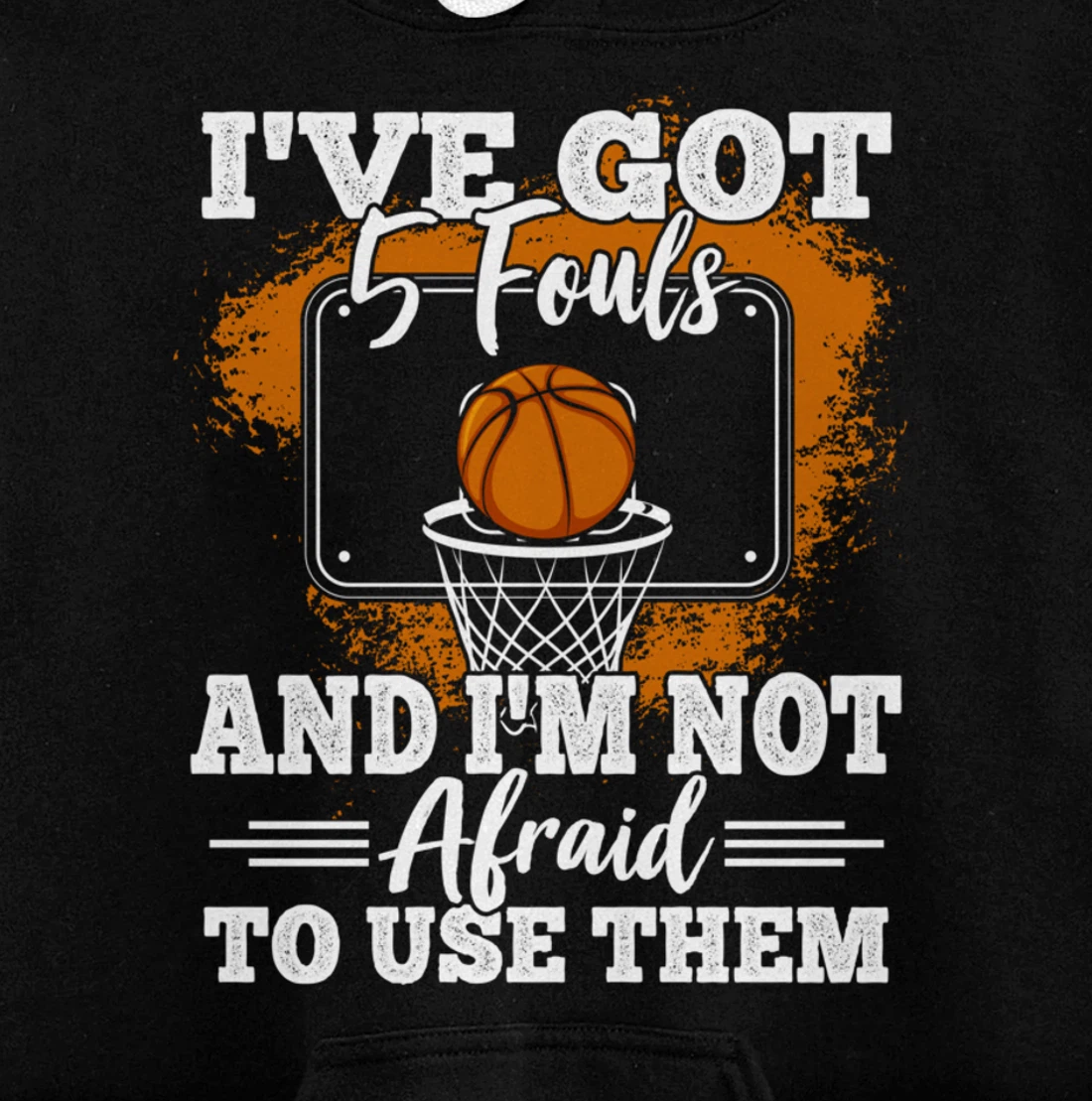 Funny Basketball Player Basketball Lover Basketball Fan Pullover Hoodie