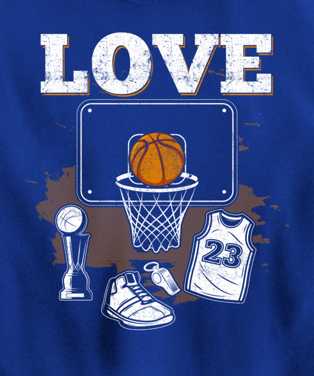 Basketball Player Basketball Fan Pullover Hoodie