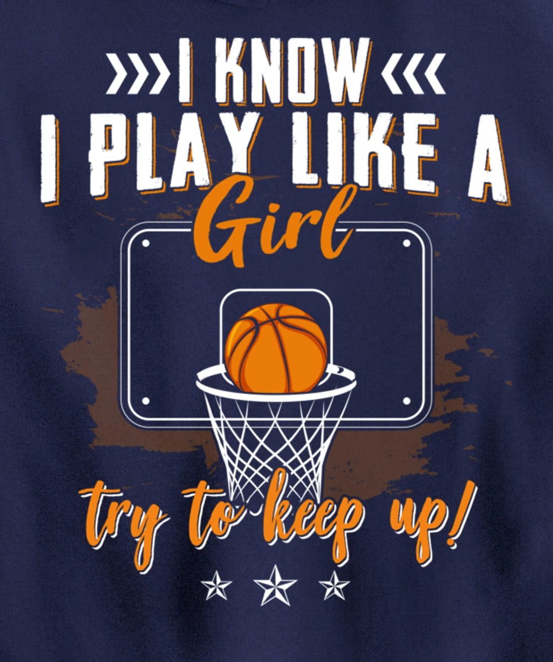 Basketball Women Girls Basketball Player Basketball Fan Pullover Hoodie