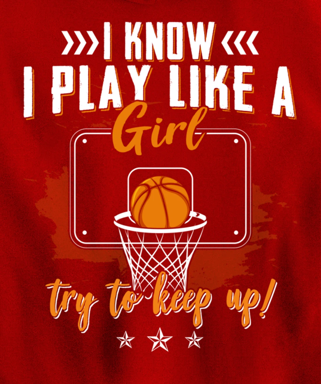 Basketball Women Girls Basketball Player Basketball Fan Pullover Hoodie