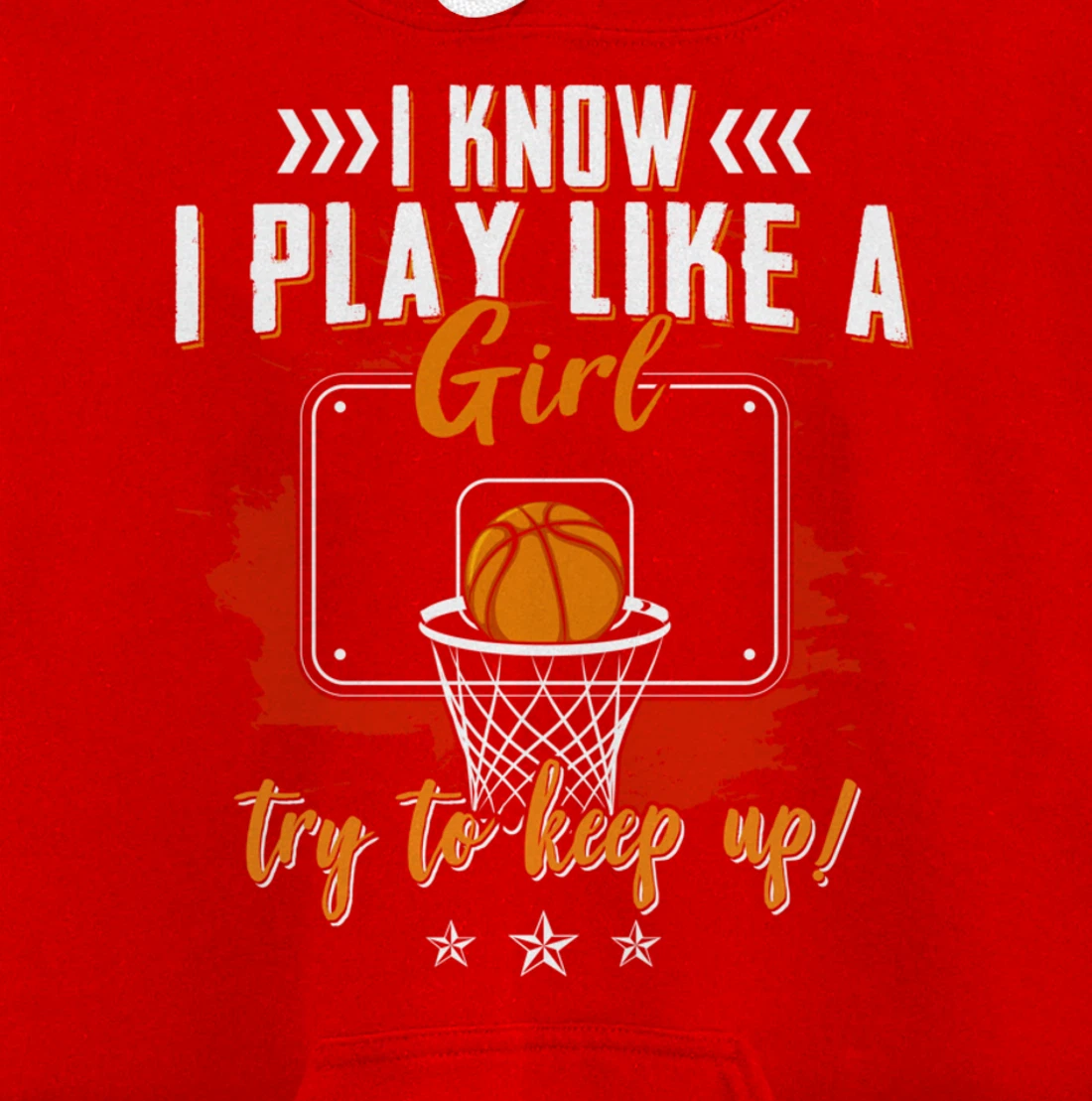 Basketball Women Girls Basketball Player Basketball Fan Pullover Hoodie