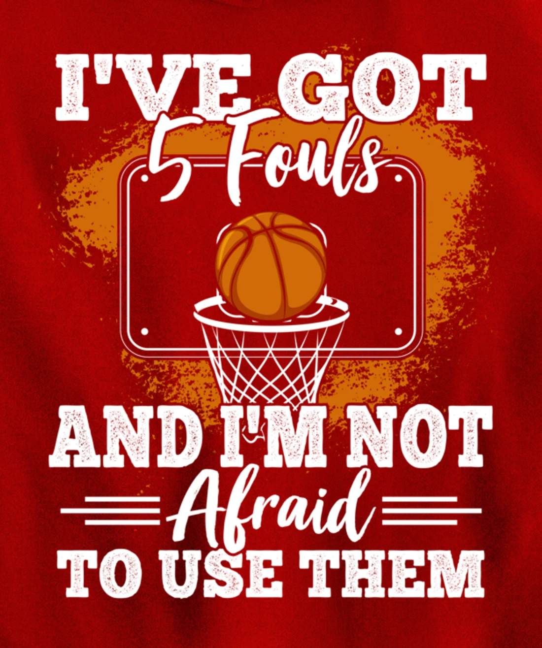 Funny Basketball Player Basketball Lover Basketball Fan Pullover Hoodie