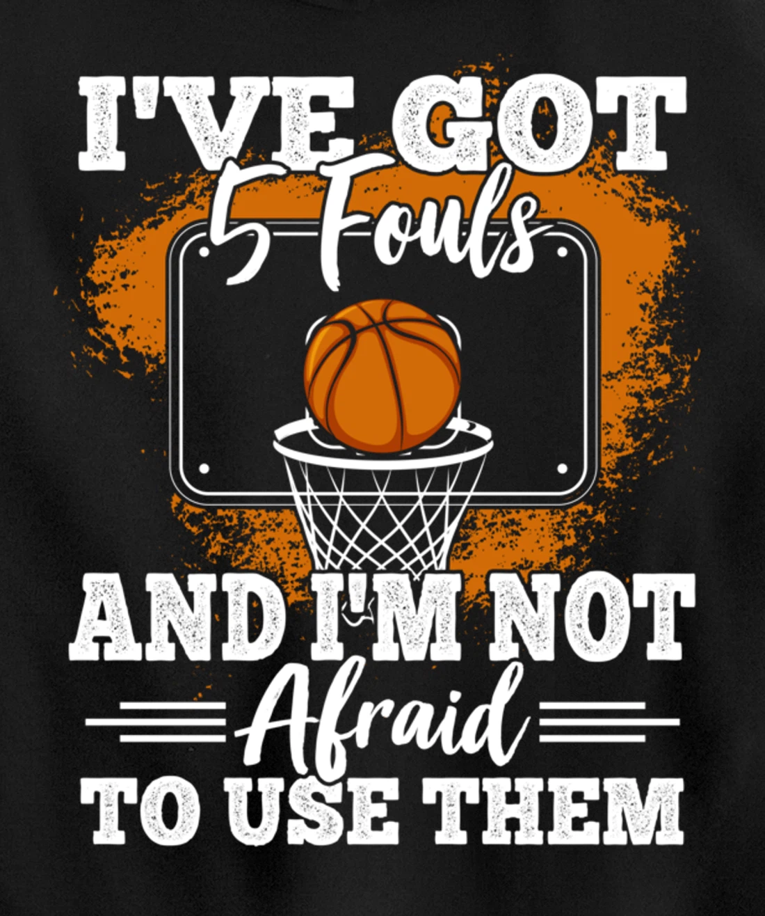 Funny Basketball Player Basketball Lover Basketball Fan Pullover Hoodie